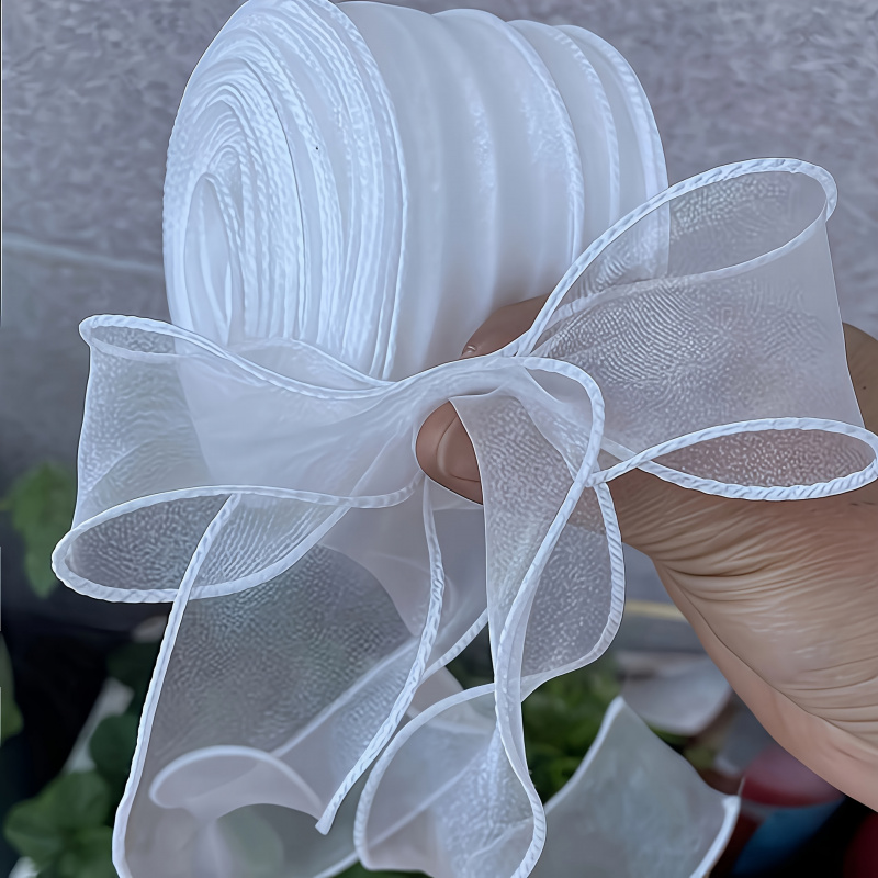 Event Supplies - Organza Ribbon Wavy Edge Fishtail Ribbon