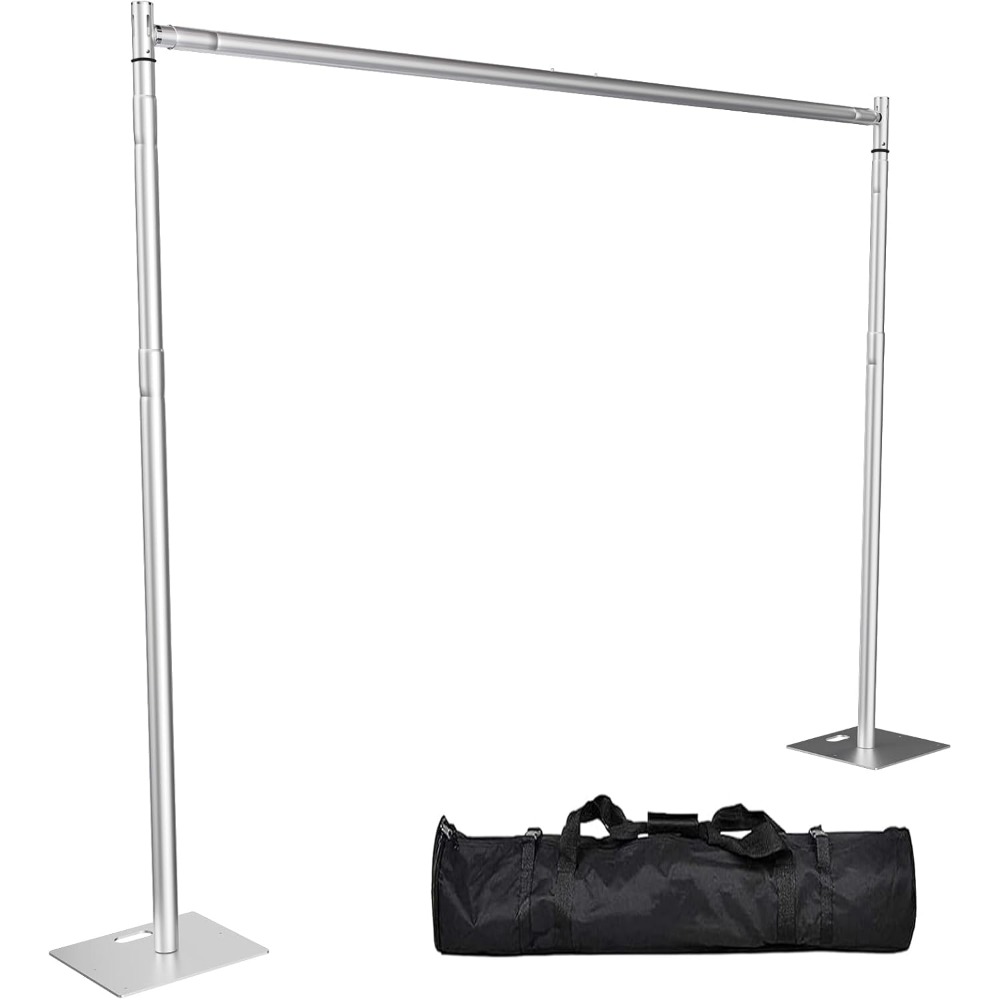Photo Booth Frame - Heavy Duty Backdrop Stand Kit 10x10ft