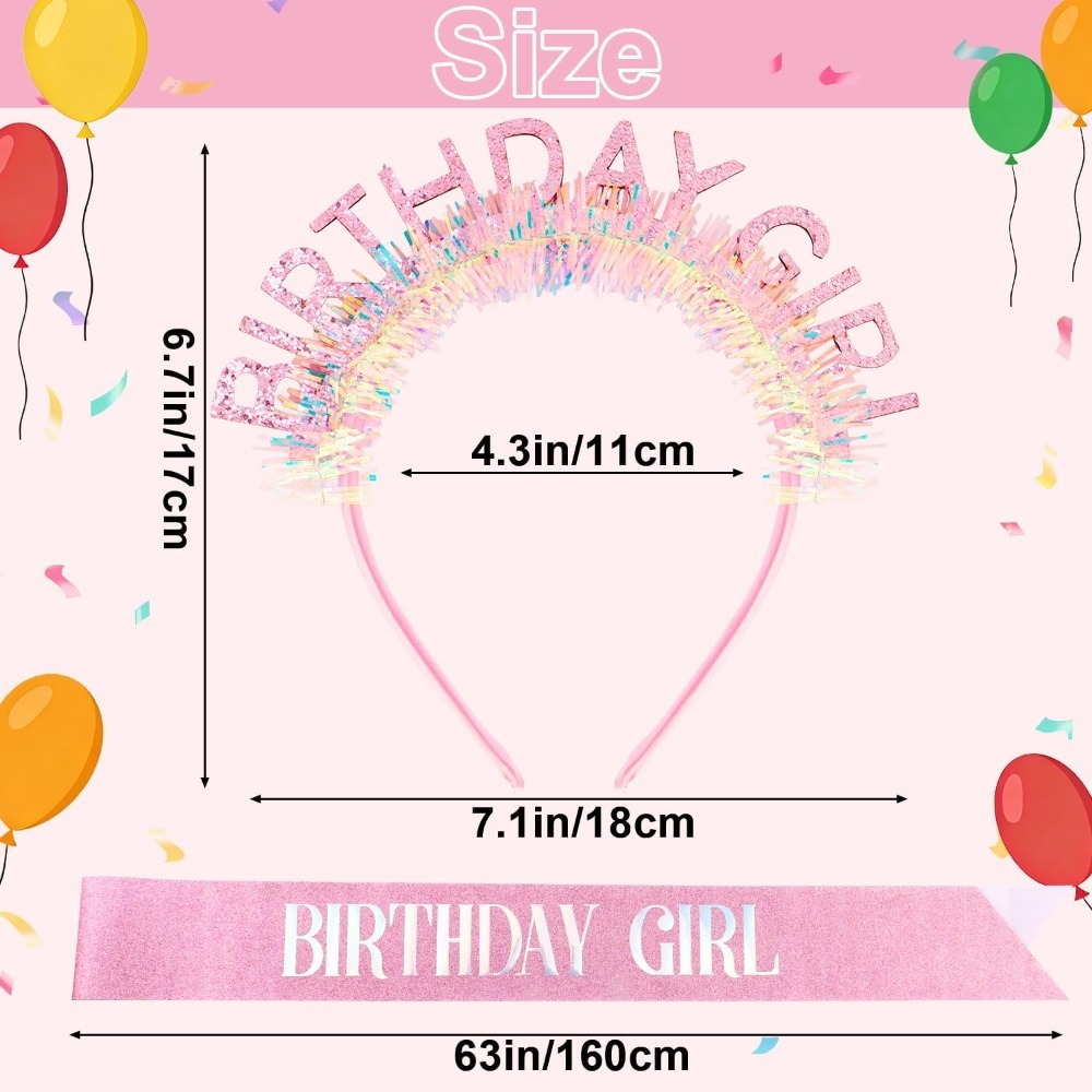 Birthday Girl Sash Glitter Hea - đánh giá và giá Birthday Sash Glitter