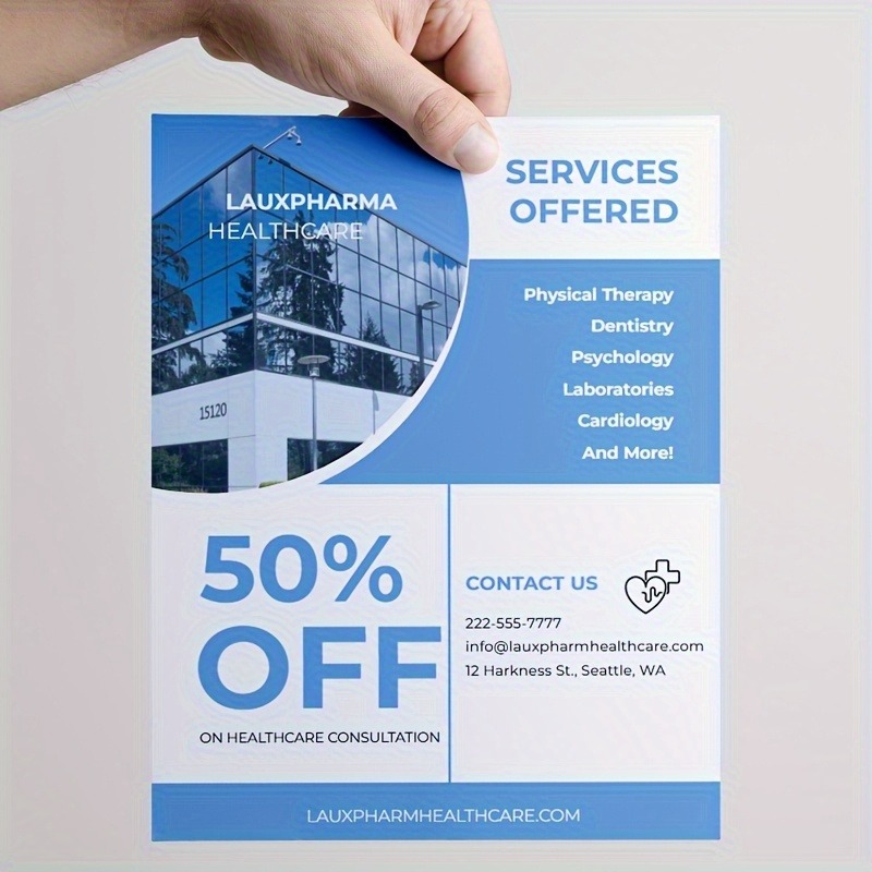 100Pcs A5 Personalized Flyers  - đánh giá và giá Event Supplies