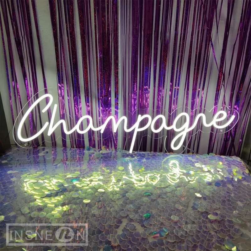 Neon Sign Champagne Wall Decor - đánh giá và giá Neon Sign Party