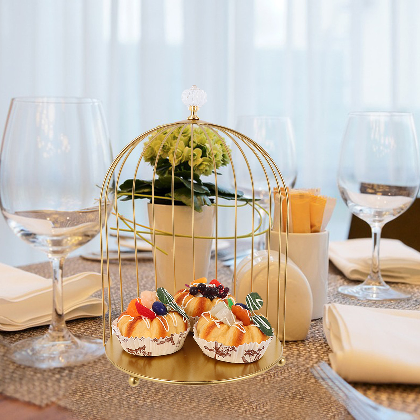 Birdcage Cupcake Stand 2 Tier  - đánh giá và giá Cupcake Stand Tier