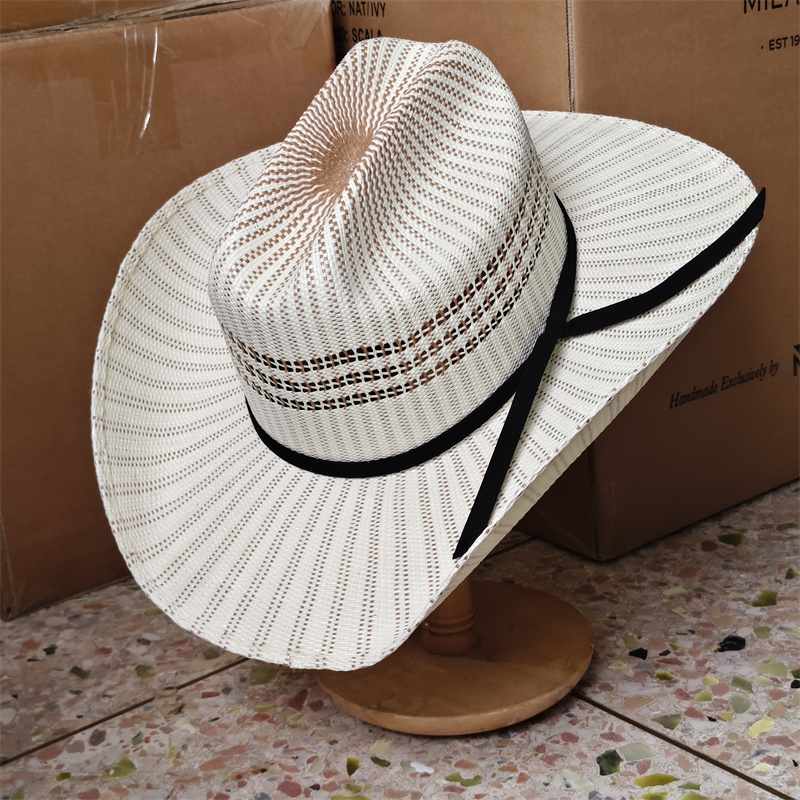 Cowboy Hat Colorful Rolled Cuf - đánh giá và giá Paper Straw Color