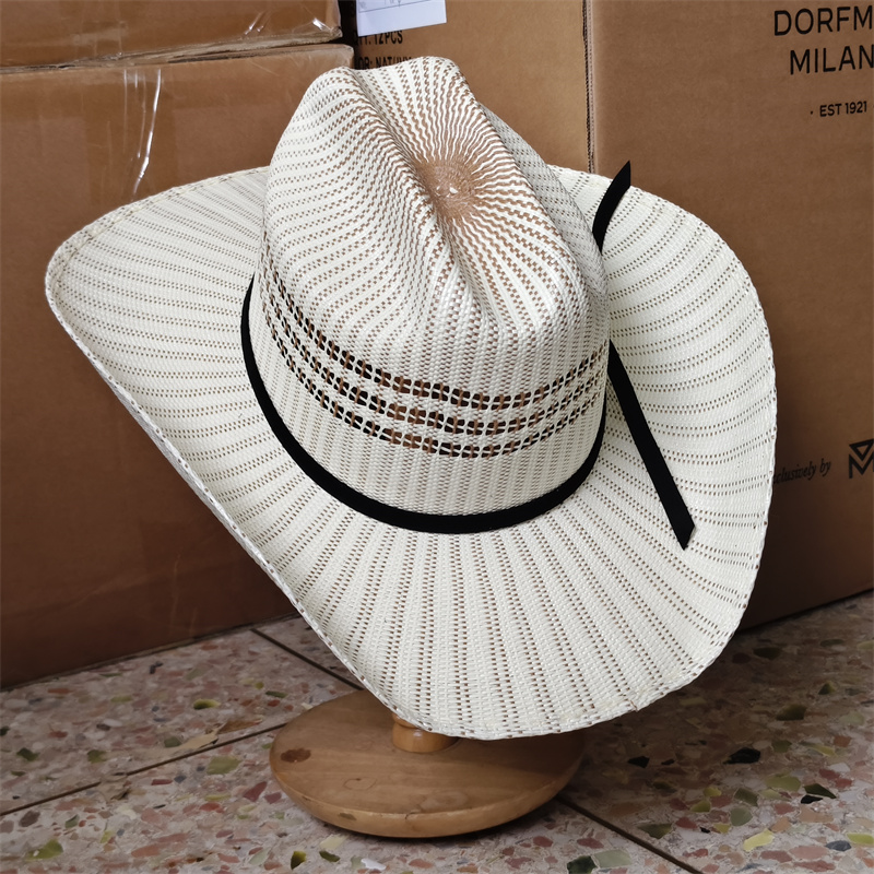 Cowboy Hat Colorful Rolled Cuf - đánh giá và giá Paper Straw Color