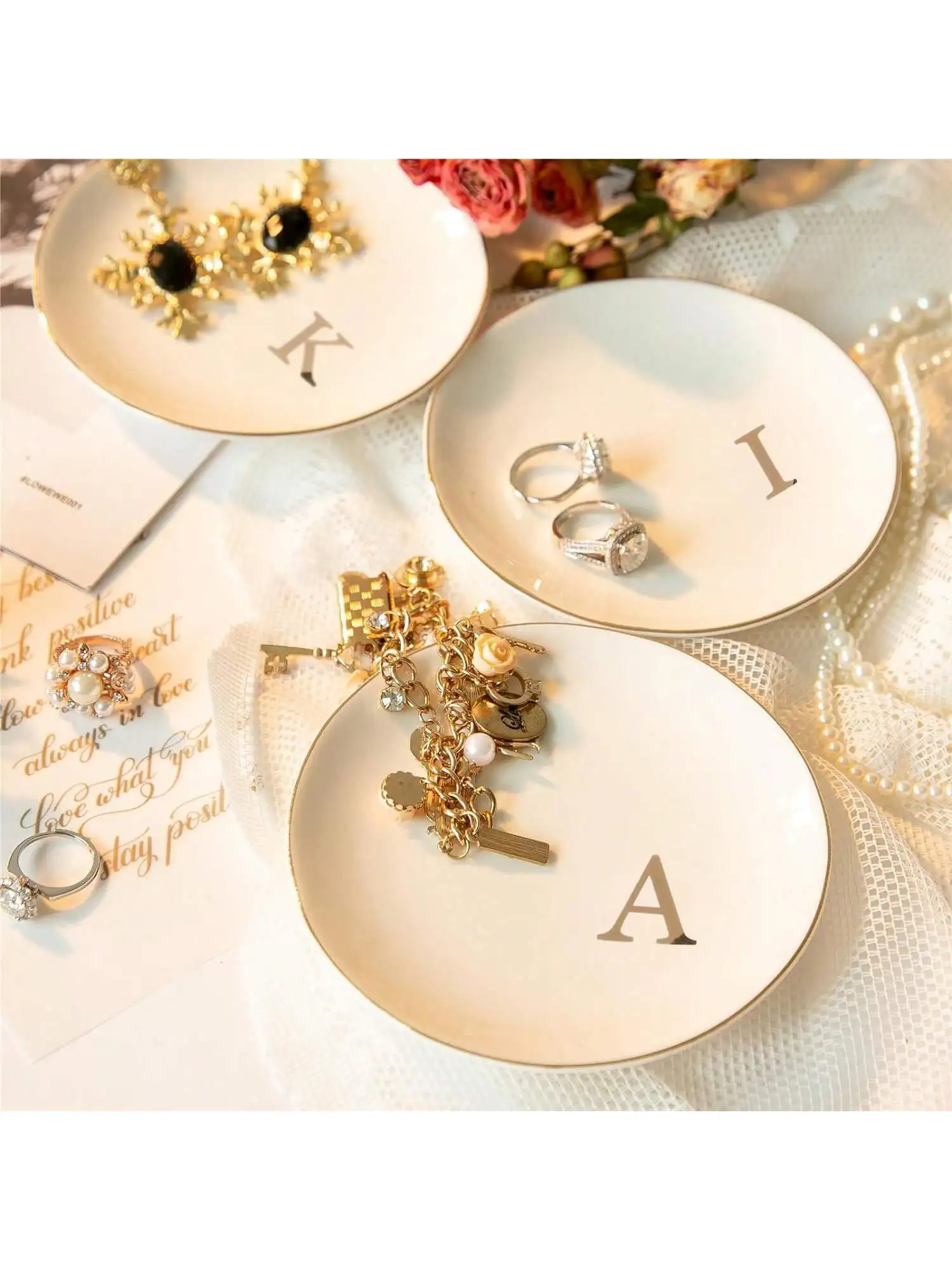 Initials Ring Dish Jewery Tray - đánh giá và giá Event Z
