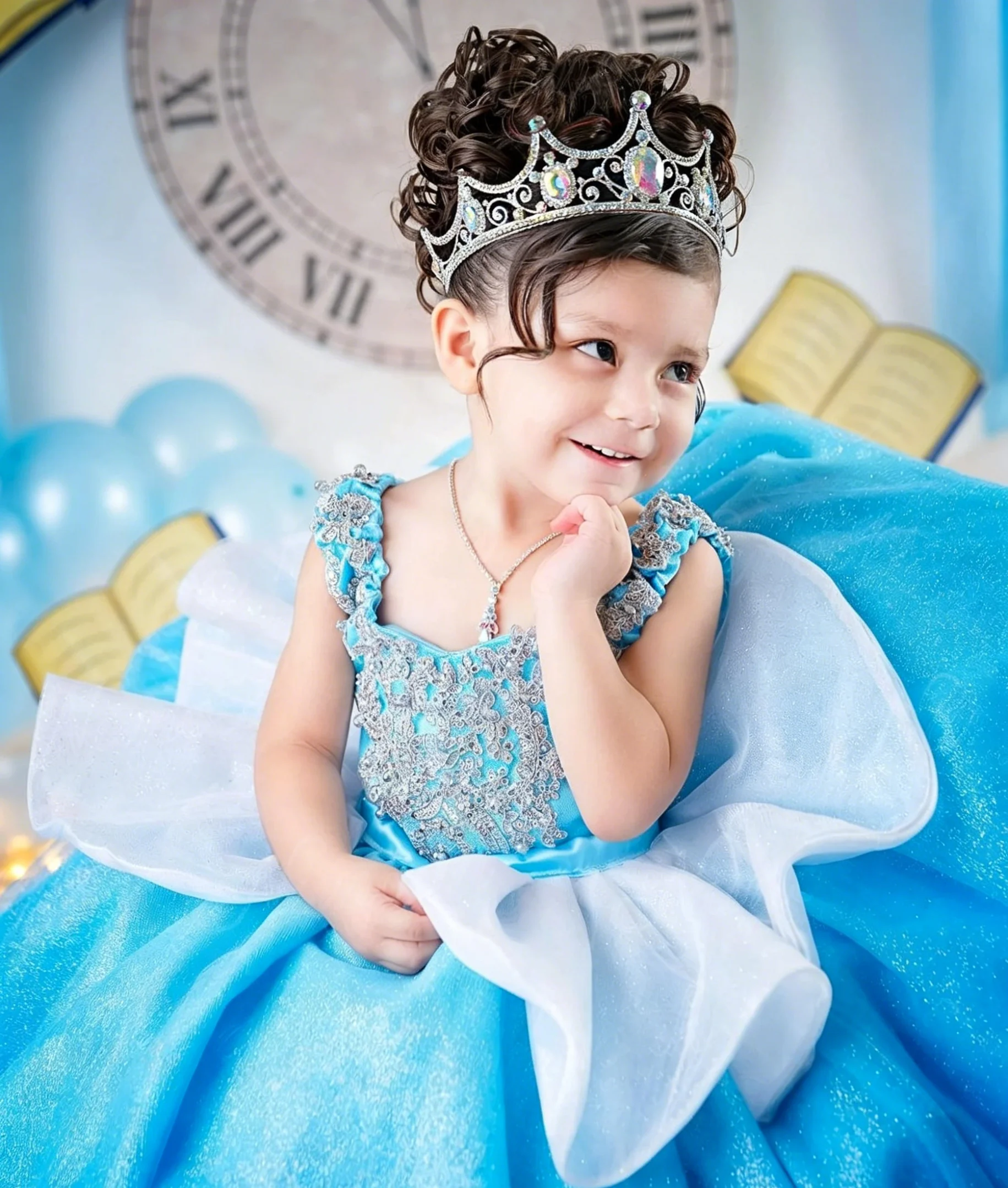 Custom Luxury Dress FlowerGirl - đánh giá và giá Birthday Sash Glitter