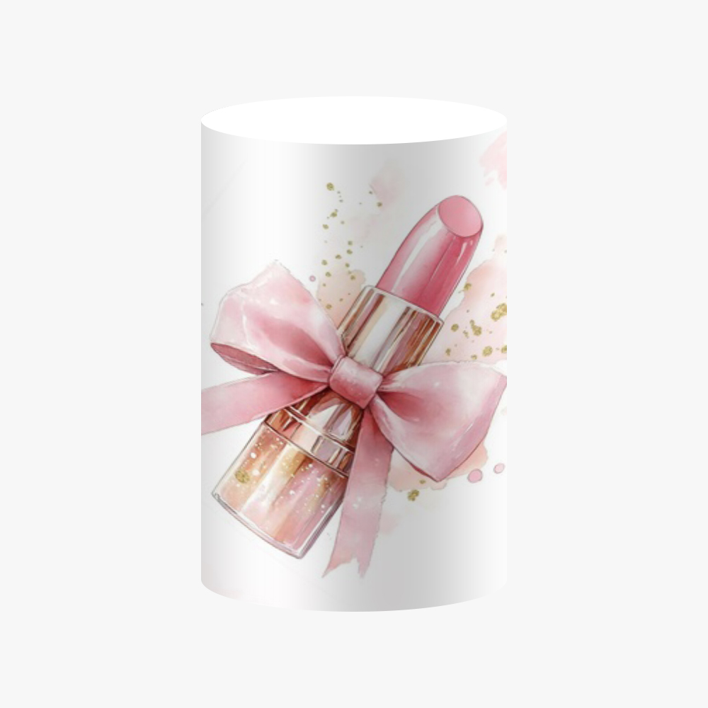 Pink Beauty Party Cylinder Bac - đánh giá và giá Dessert Table Backdrop