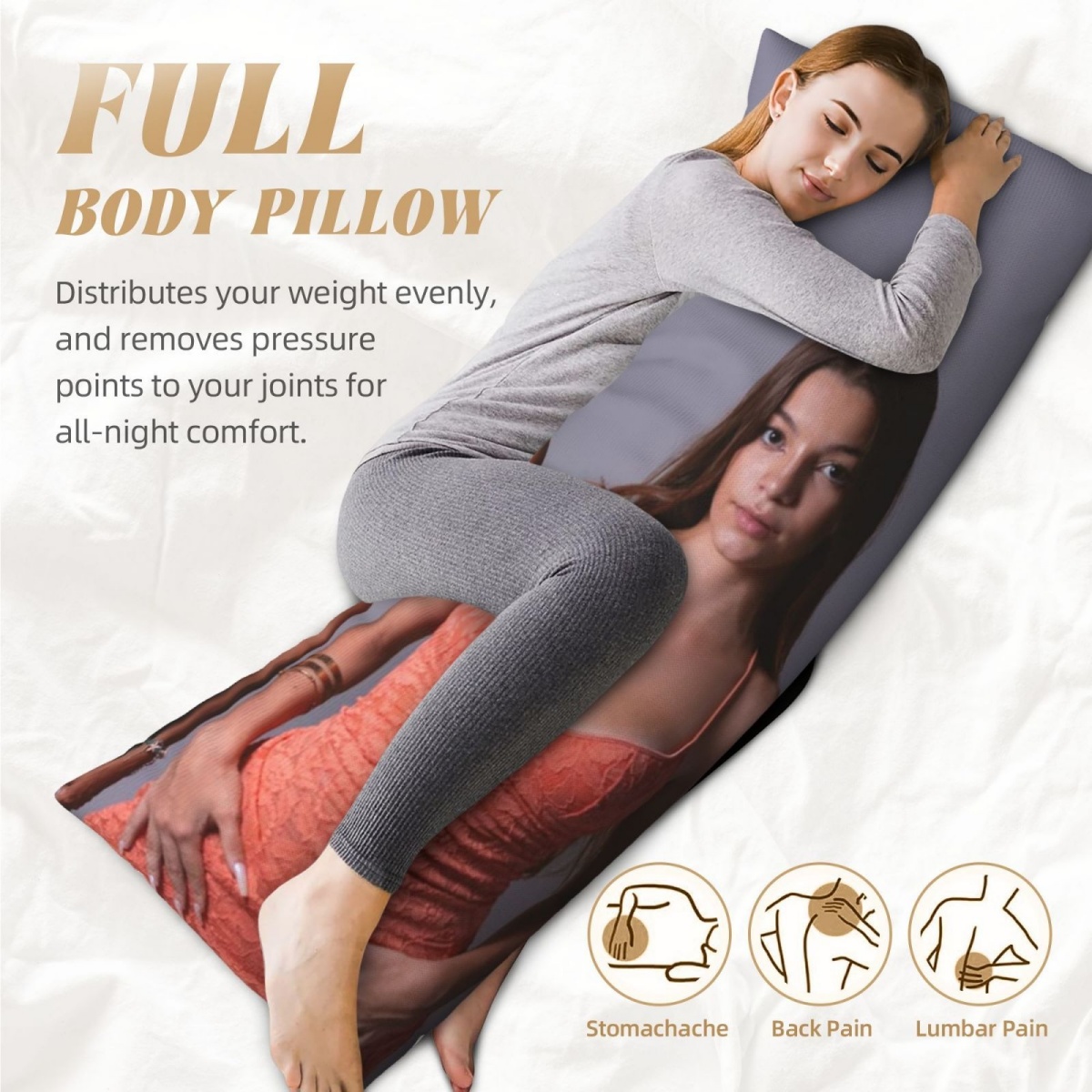 1 Custom Photo Body Pillowcase - đánh giá và giá Event Suppliers