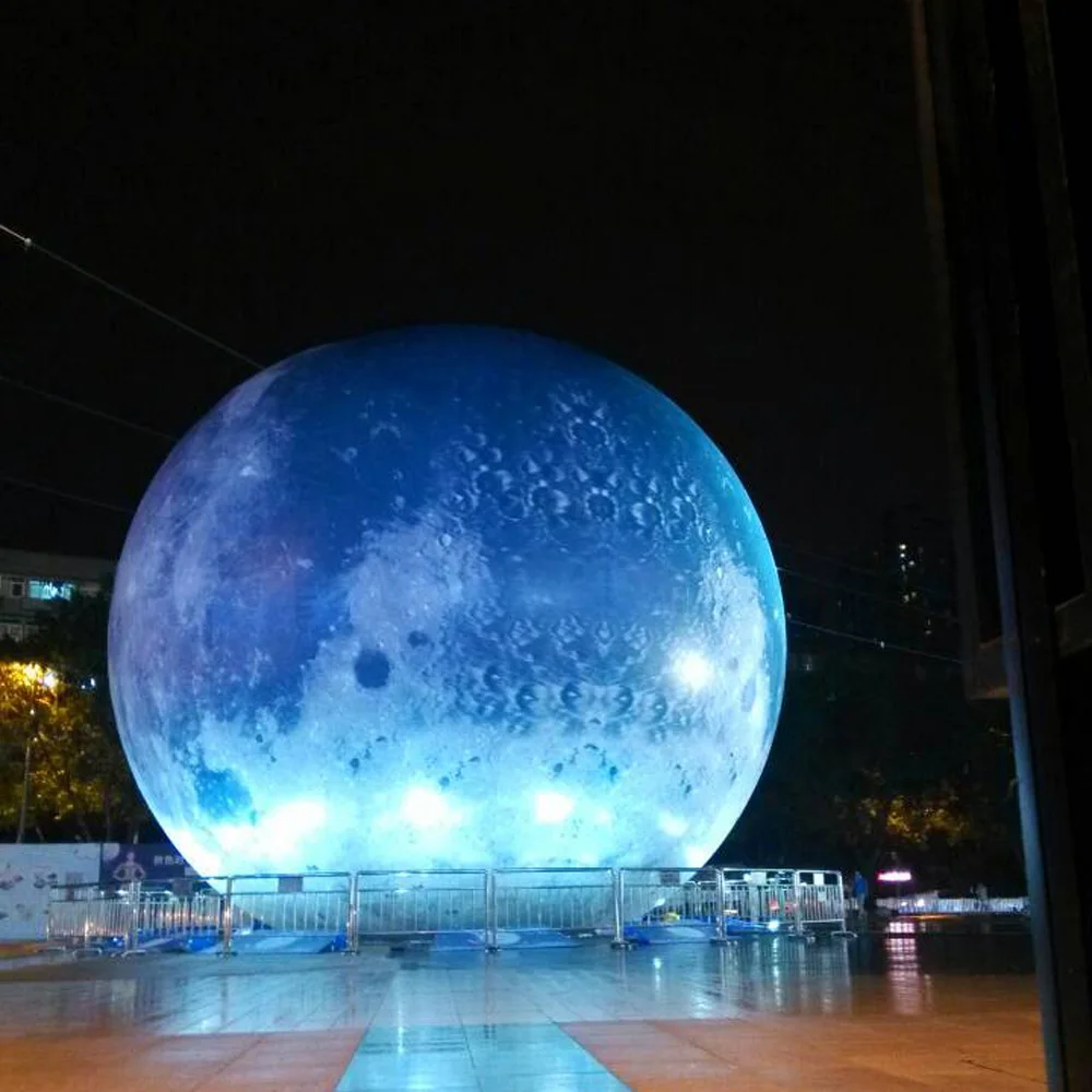 Giant Inflatable Blue Moon Bal - đánh giá và giá Led Balloon Light
