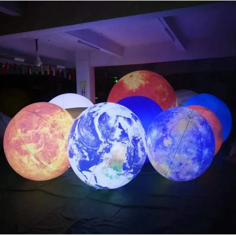 Giant Inflatable Blue Moon Bal - đánh giá và giá Led Balloon Light