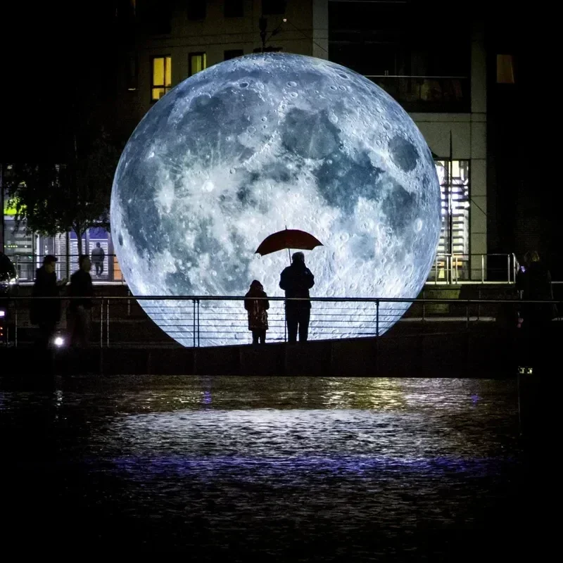 Giant Inflatable Blue Moon Bal - đánh giá và giá Led Balloon Light