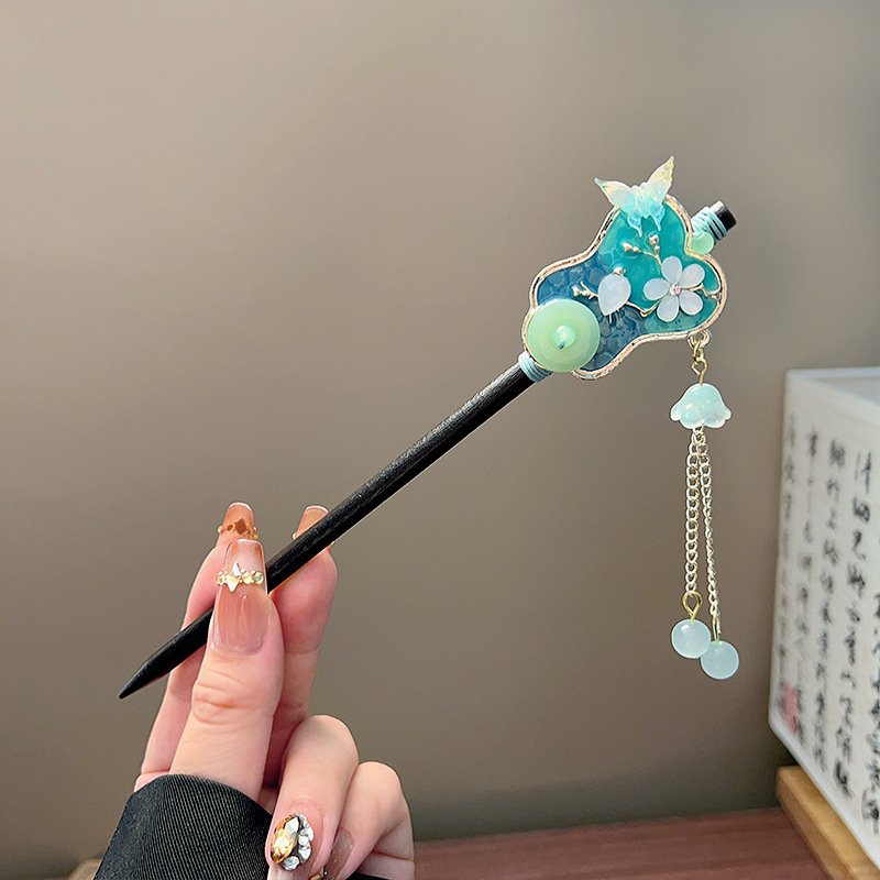 Classic Tassel Hair Stick Blac - đánh giá và giá Event Suppliers