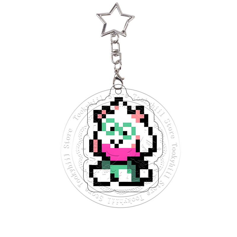 Pixel Deltarune Acrylic Keycha - đánh giá và giá Event Supplies