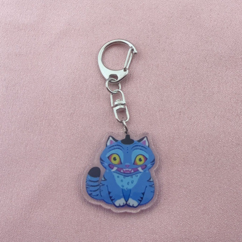 8pcs acrylic cute cat keychain - đánh giá và giá Event Party