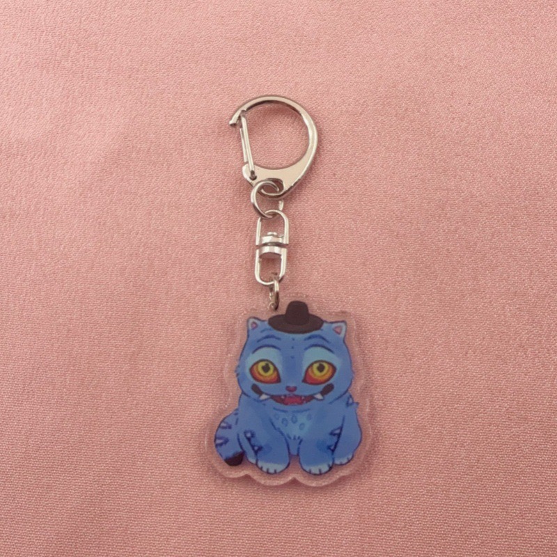 8pcs acrylic cute cat keychain - đánh giá và giá Event Party